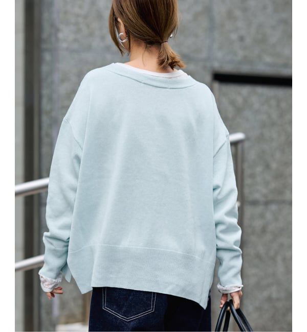 FRAMeWORK「ペーパーコットン Vカーディガン」|カーディガン|