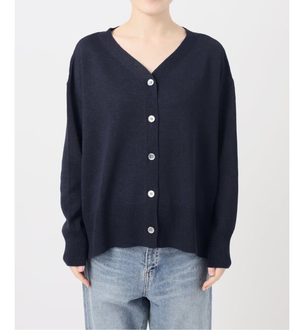 FRAMeWORK「ペーパーコットン Vカーディガン」|カーディガン|
