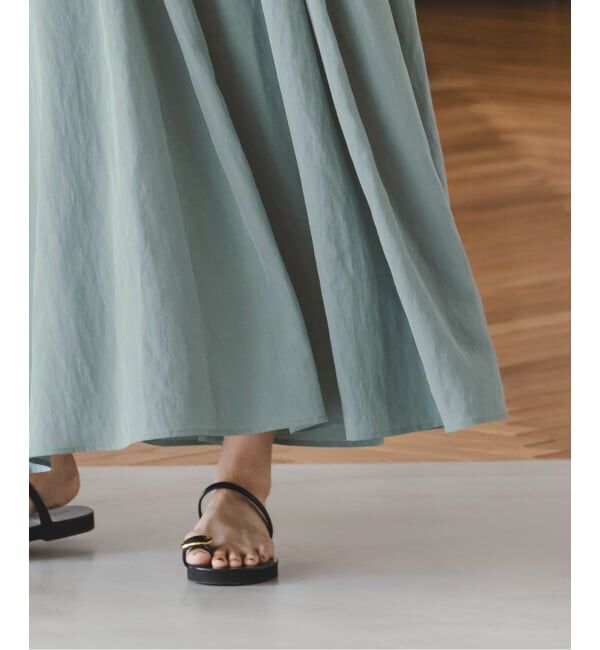 NOBLE「《予約》ベルテッドフィット&フレアワンピース」|ワンピース|