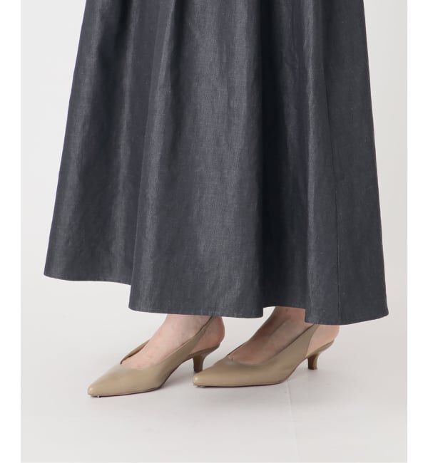 NOBLE「《予約》ベルテッドフィット&フレアワンピース」|ワンピース|