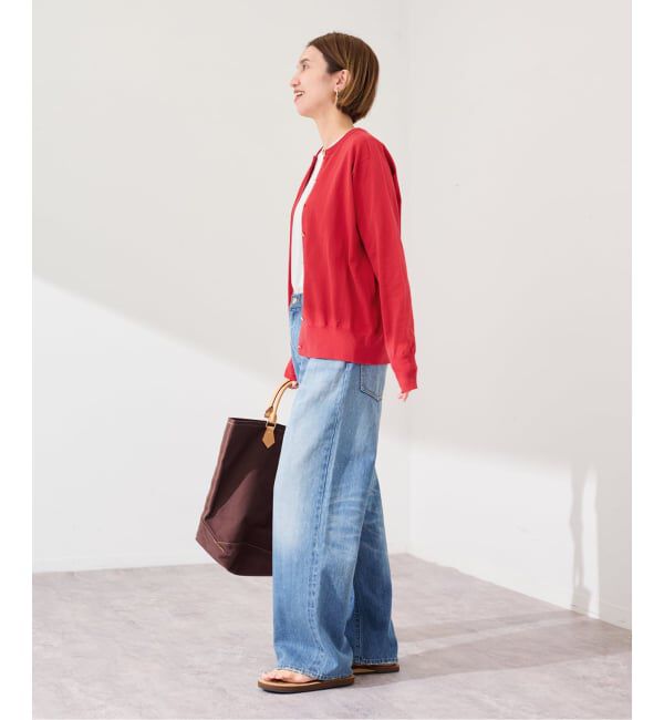 FRAMeWORK「CO/PL 18Gクルーカーディガン」|カーディガン|