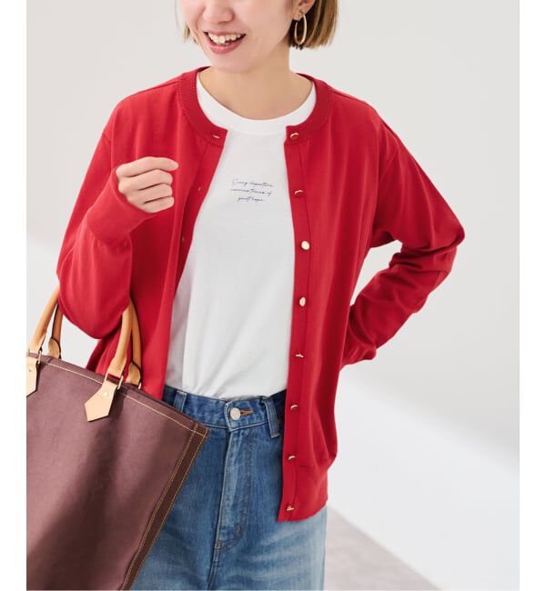 FRAMeWORK「CO/PL 18Gクルーカーディガン」|カーディガン|