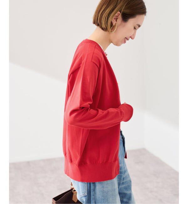 FRAMeWORK「CO/PL 18Gクルーカーディガン」|カーディガン|