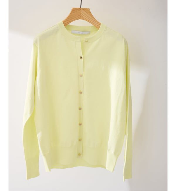 FRAMeWORK「CO/PL 18Gクルーカーディガン」|カーディガン|