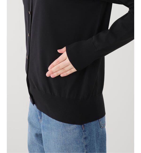 FRAMeWORK「CO/PL 18Gクルーカーディガン」|カーディガン|