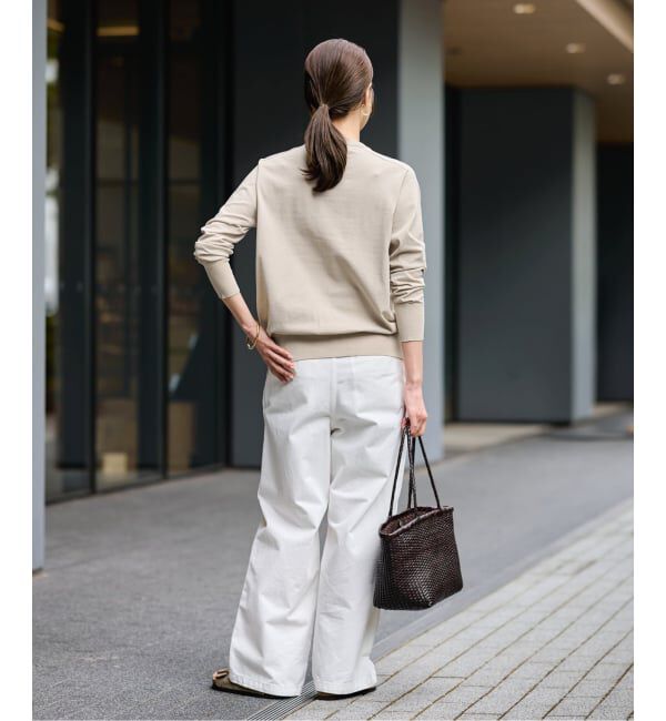 FRAMeWORK「CO/PL 18Gクルーカーディガン」|カーディガン|