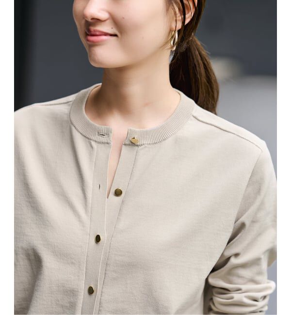 FRAMeWORK「CO/PL 18Gクルーカーディガン」|カーディガン|