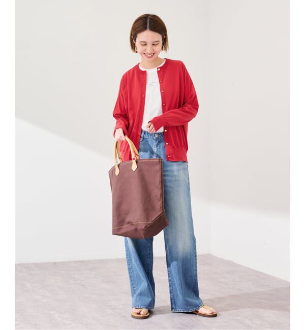 FRAMeWORK「CO/PL 18Gクルーカーディガン」|カーディガン|