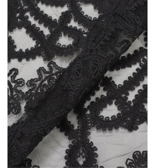 Spick and Span「《新色有り / 追加予約》コードエンブロイダリーチュールレイヤースカート」|スカート|