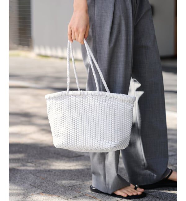 FRAMeWORK「≪予約≫DRAGON/ドラゴン B.WEAVE SMALL」|トートバッグ|ホワイト