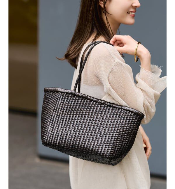 FRAMeWORK「≪予約≫DRAGON/ドラゴン B.WEAVE SMALL」|トートバッグ|ブラウン