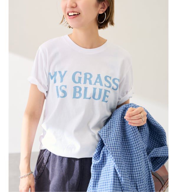 FRAMeWORK「≪予約≫BLUESCENTRIC MY GRASS IS BLUE TEE」|Tシャツ・カットソー|