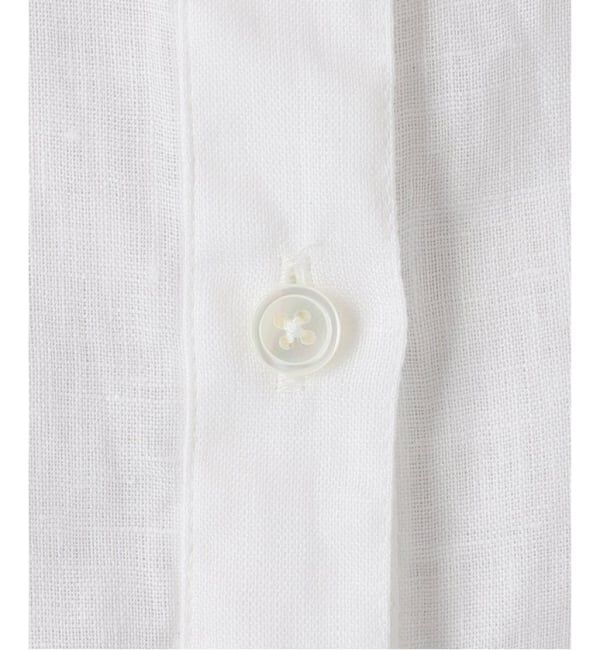 FRAMeWORK「≪追加予約≫フレンチリネンバンドカラーシャツ 2」|シャツ・ブラウス|