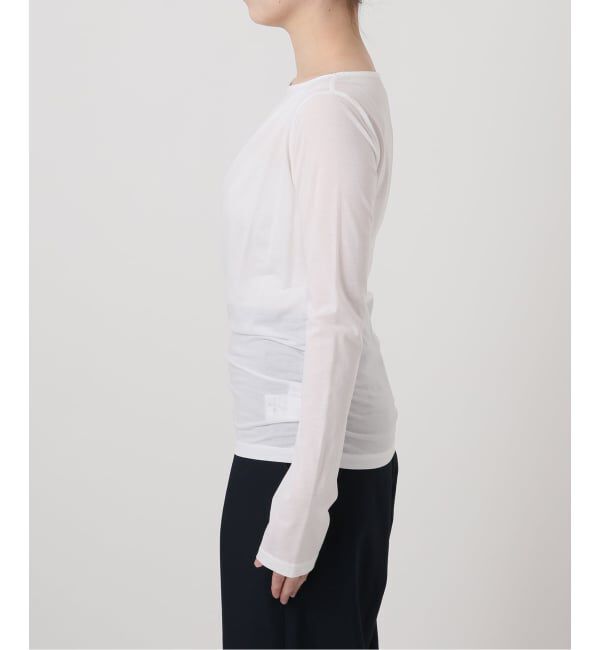  「【洗える】ドレープシアーカットソー」|Tシャツ・カットソー|