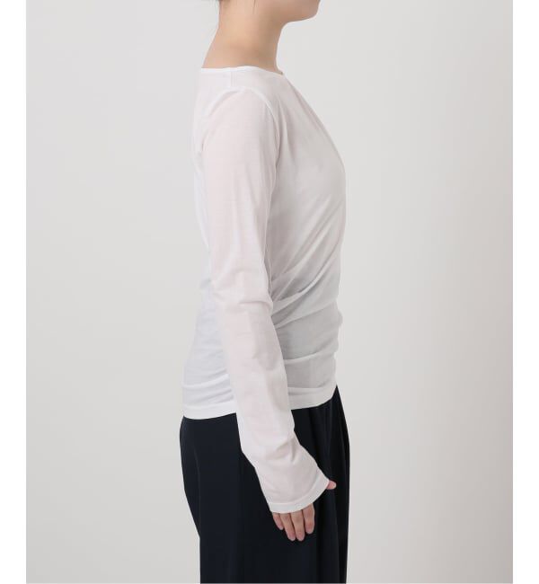  「【洗える】ドレープシアーカットソー」|Tシャツ・カットソー|