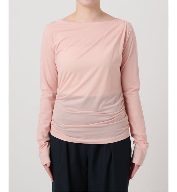  「【洗える】ドレープシアーカットソー」|Tシャツ・カットソー|