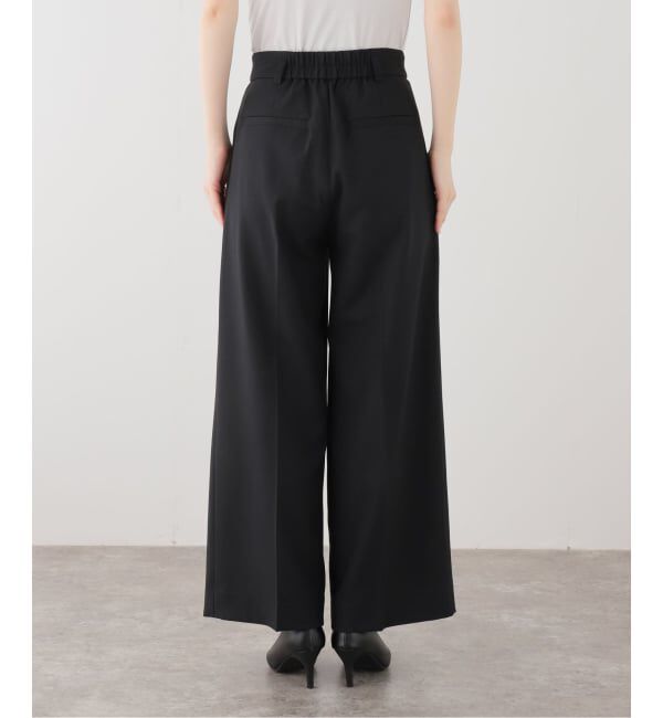  「【洗える】タックポケットワイドパンツ」|スラックス|