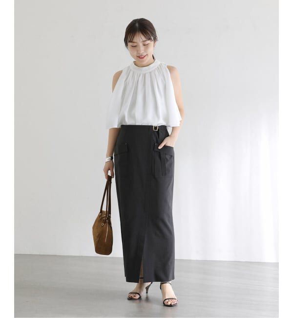  「《予約》2WAYショルダースリットブラウス」|シャツ・ブラウス|