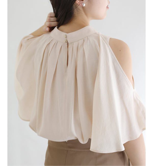  「《予約》2WAYショルダースリットブラウス」|シャツ・ブラウス|