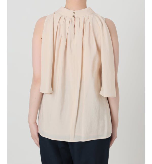  「《予約》2WAYショルダースリットブラウス」|シャツ・ブラウス|