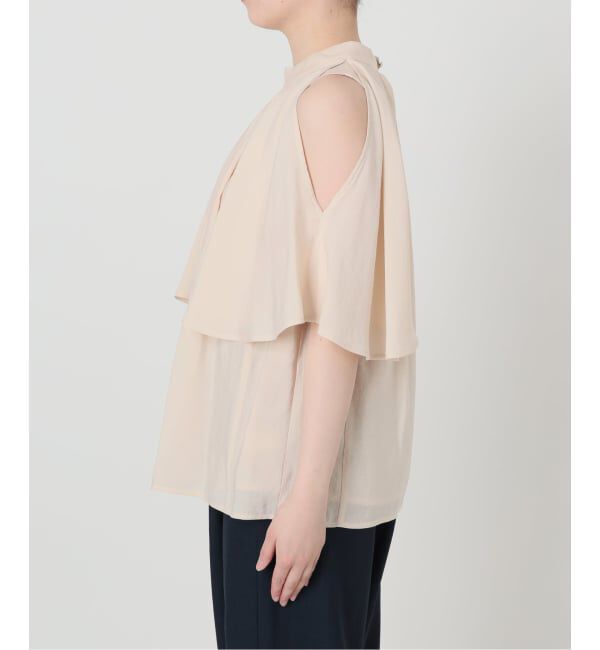  「《予約》2WAYショルダースリットブラウス」|シャツ・ブラウス|