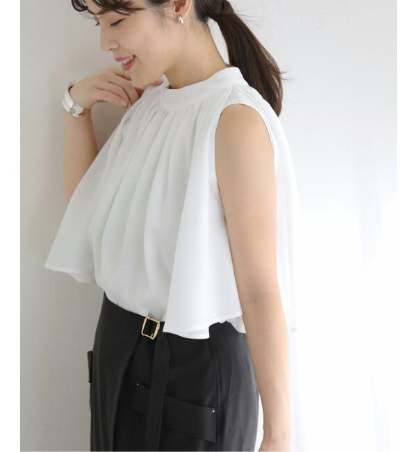  「《予約》2WAYショルダースリットブラウス」|シャツ・ブラウス|