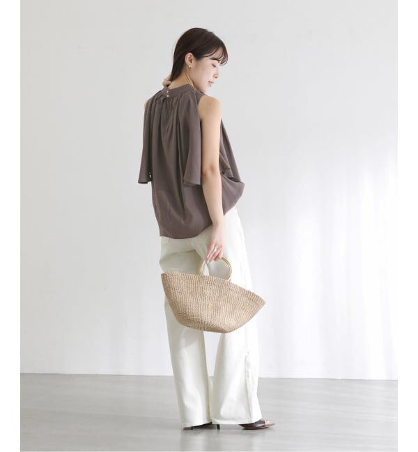  「《予約》2WAYショルダースリットブラウス」|シャツ・ブラウス|
