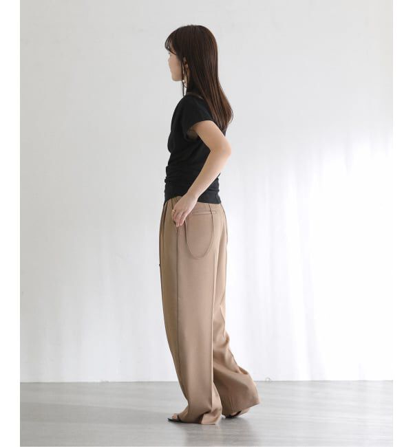  「《予約》【洗える】ドレープフレンチカットソー」|Tシャツ・カットソー|