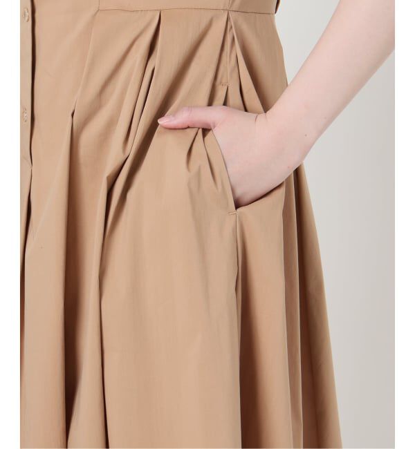  「《予約》【洗える】タックシャツワンピース」|ワンピース|