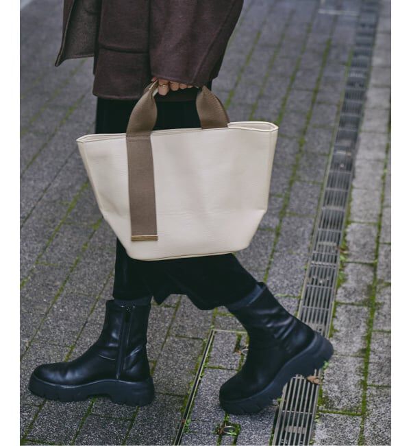  「《追加予約3/大容量&500mlペットボトル収納◎》LE TALON BELT M トート」|トートバッグ|