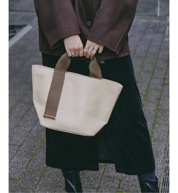  「《追加予約3/大容量&500mlペットボトル収納◎》LE TALON BELT M トート」|トートバッグ|