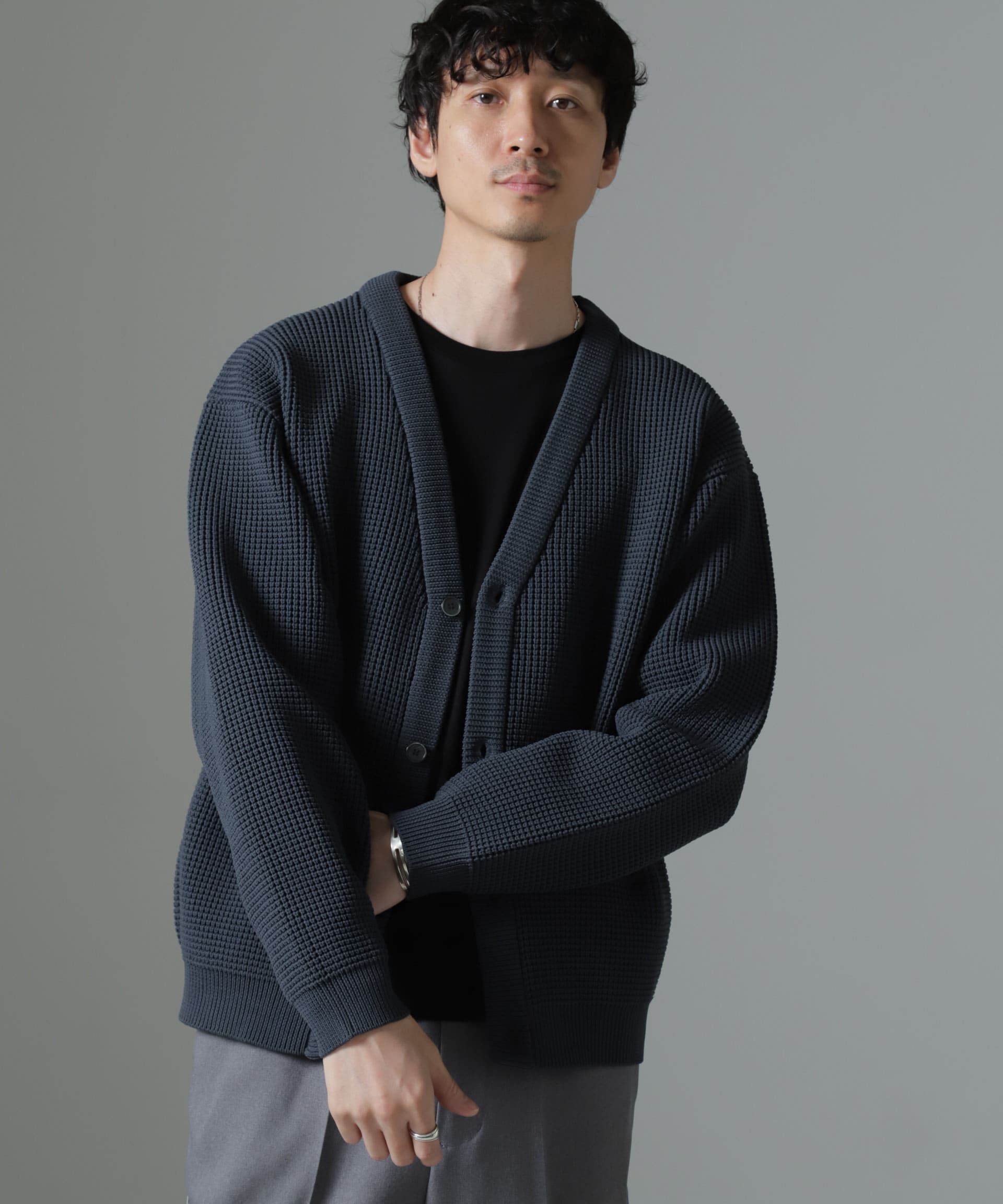 nano･universe「スポンディッシュ カーディガン」|ニット・セーター|