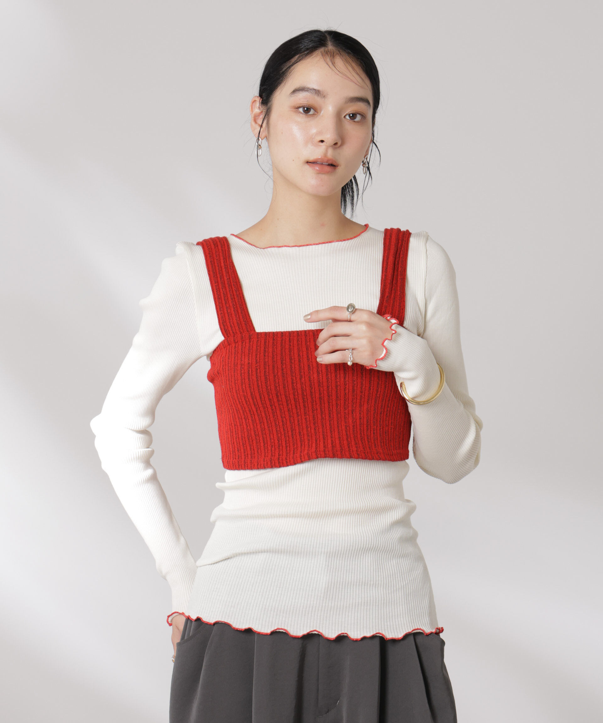 nano･universe「RITA ROW/ECLAT BUSTIER」|Tシャツ・カットソー|