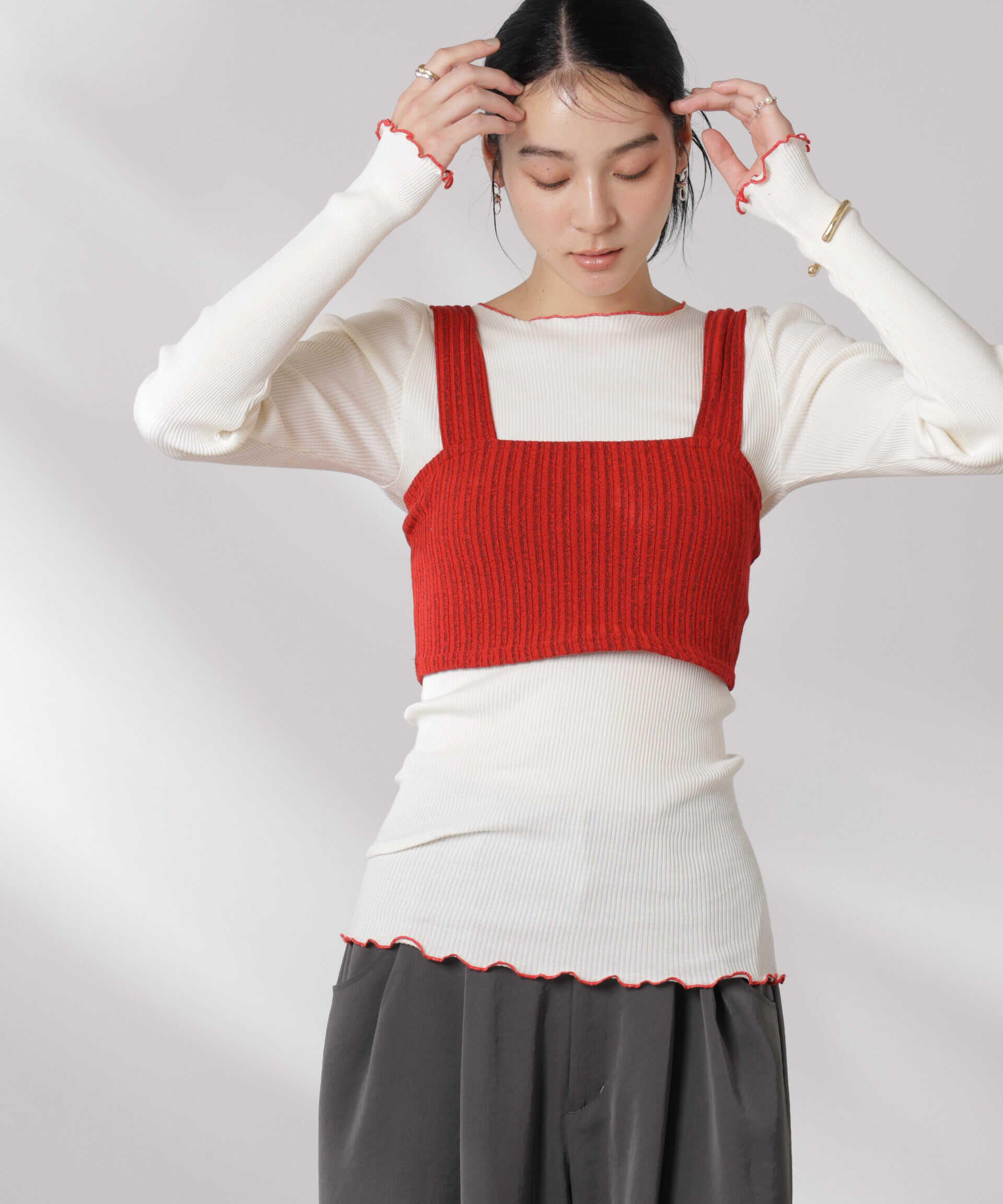 nano･universe「RITA ROW/ECLAT BUSTIER」|Tシャツ・カットソー|