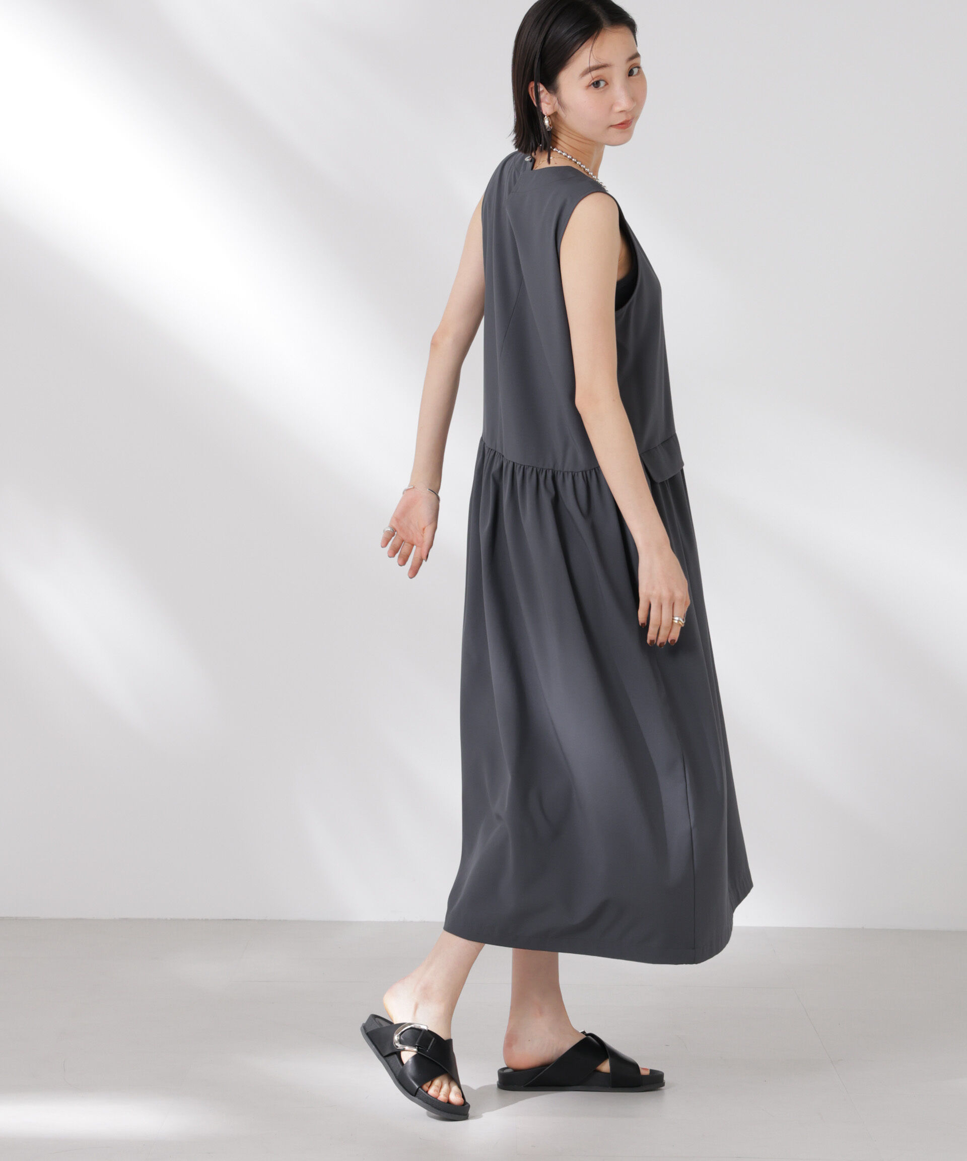 nano･universe「ウェスト切り替えワンピース」|ワンピース|