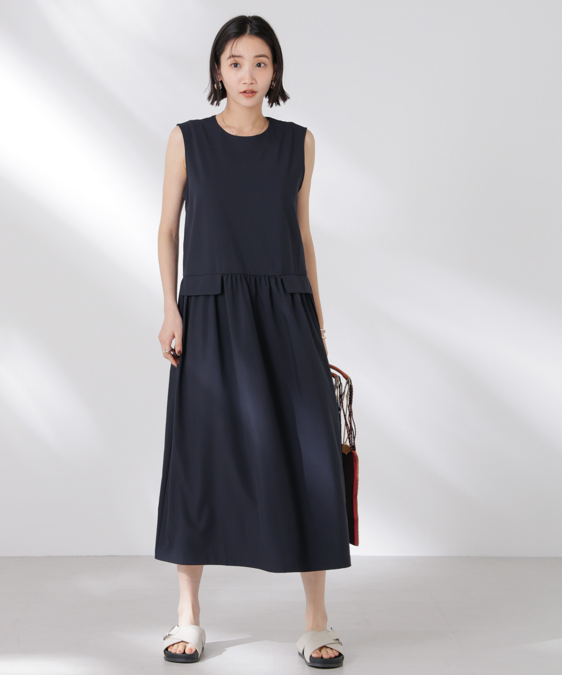 nano･universe「ウェスト切り替えワンピース」|ワンピース|