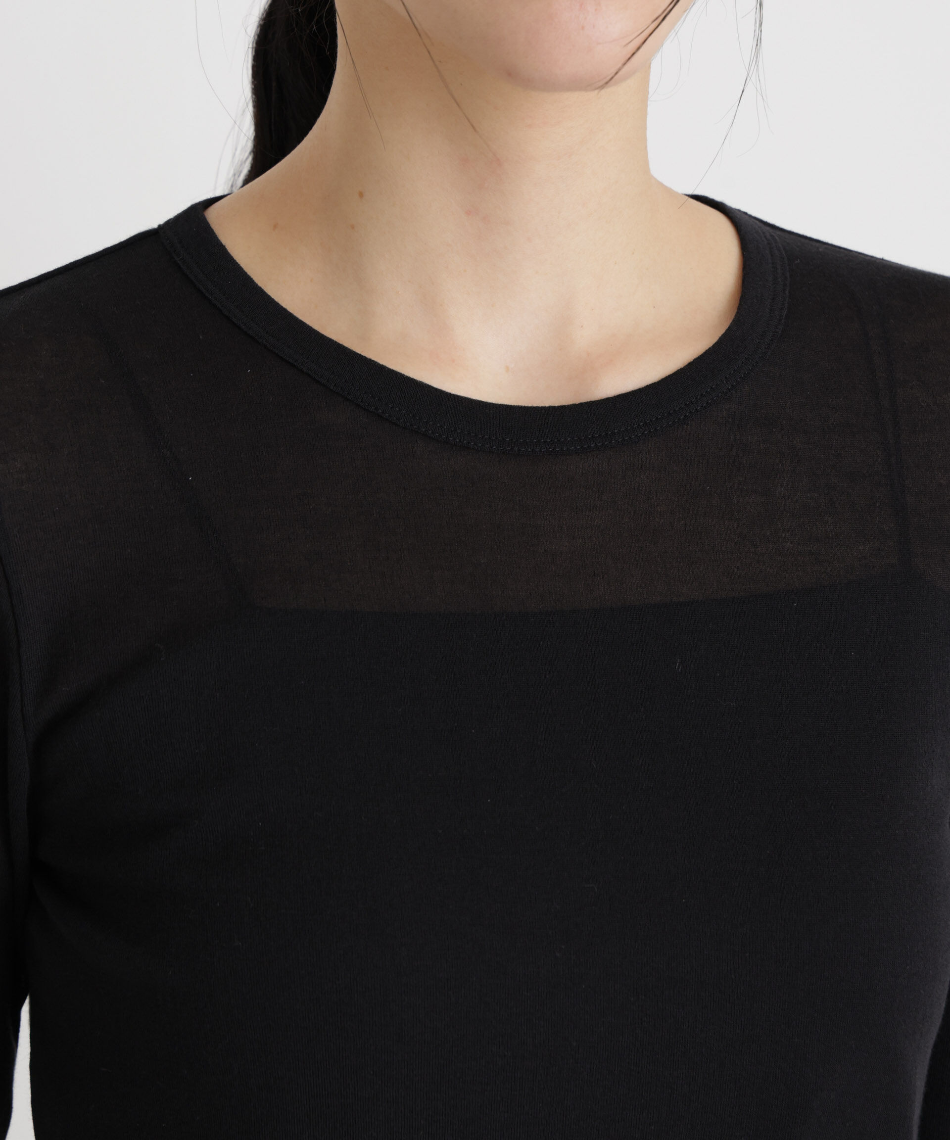 nano･universe「シアーツイストフライスロンT」|Tシャツ・カットソー|