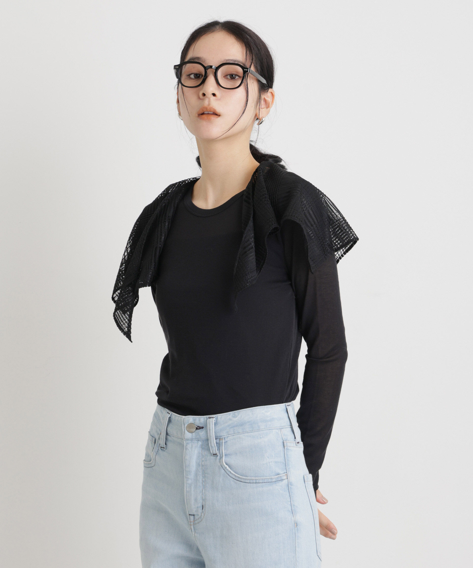 nano･universe「シアーツイストフライスロンT」|Tシャツ・カットソー|