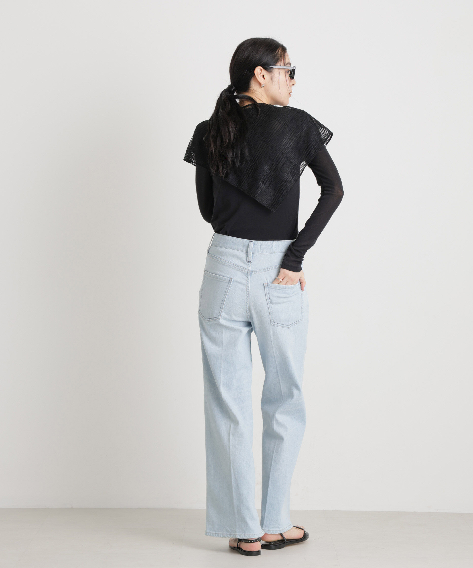 nano･universe「シアーツイストフライスロンT」|Tシャツ・カットソー|