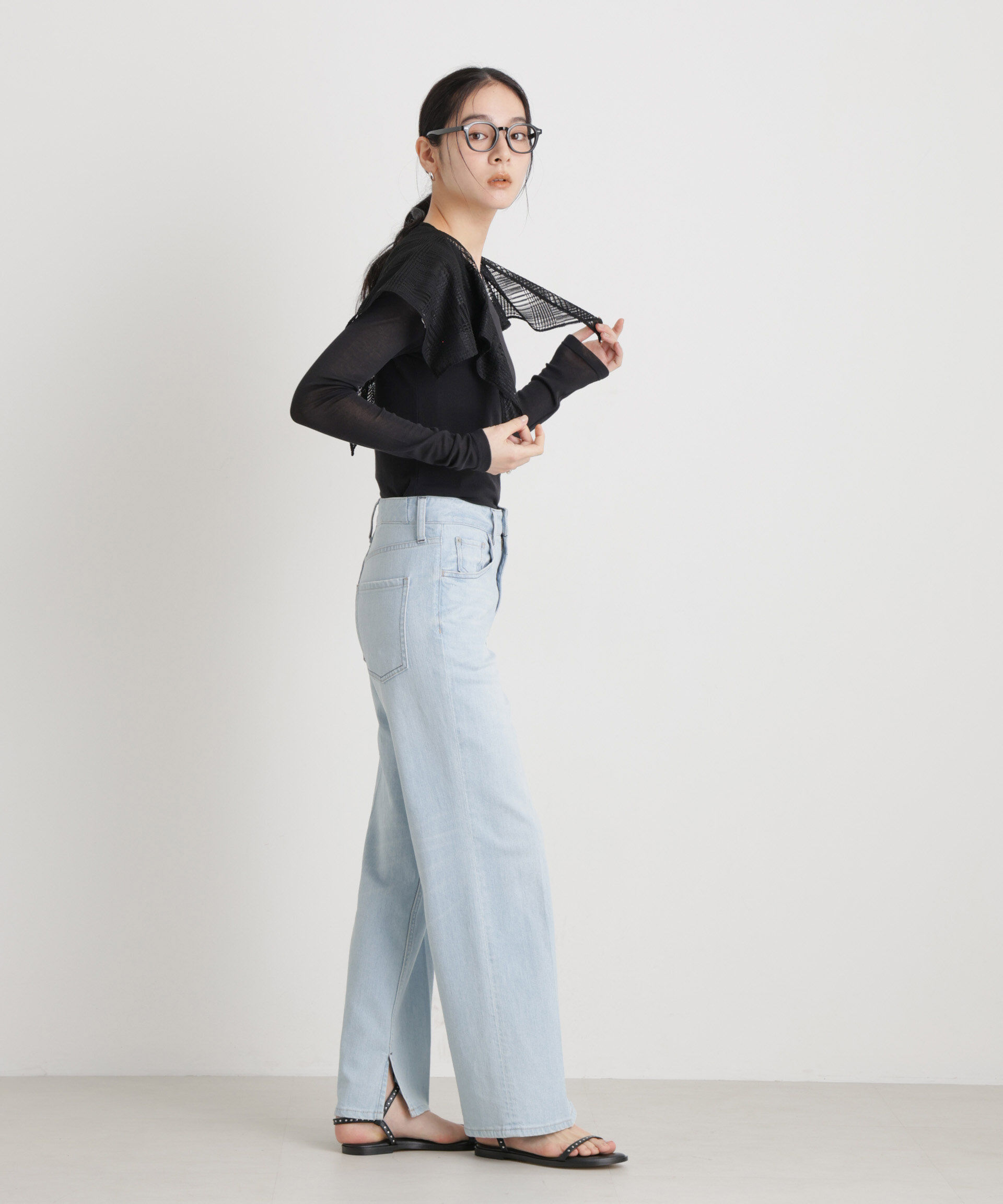 nano･universe「シアーツイストフライスロンT」|Tシャツ・カットソー|