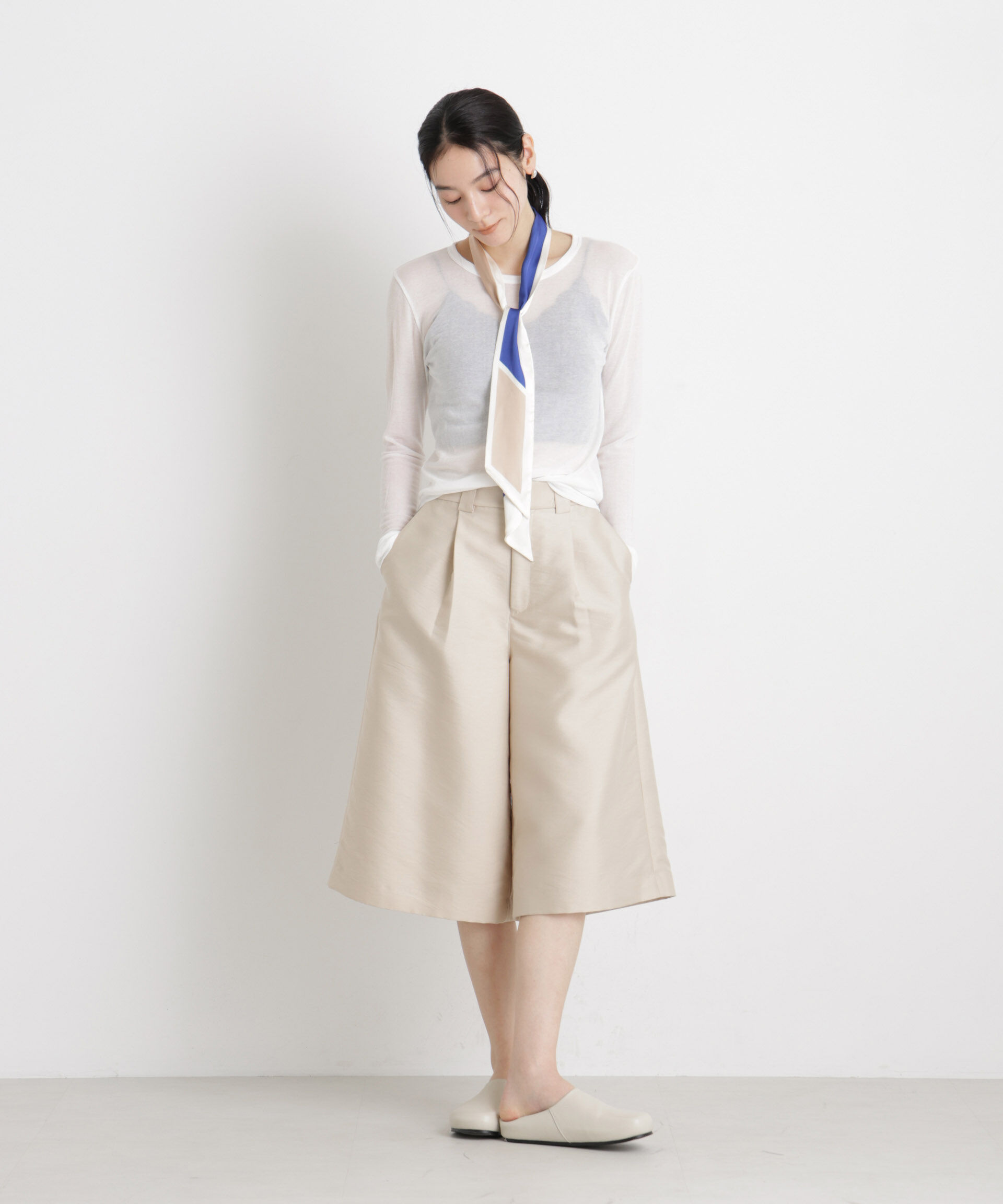 nano･universe「シアーツイストフライスロンT」|Tシャツ・カットソー|