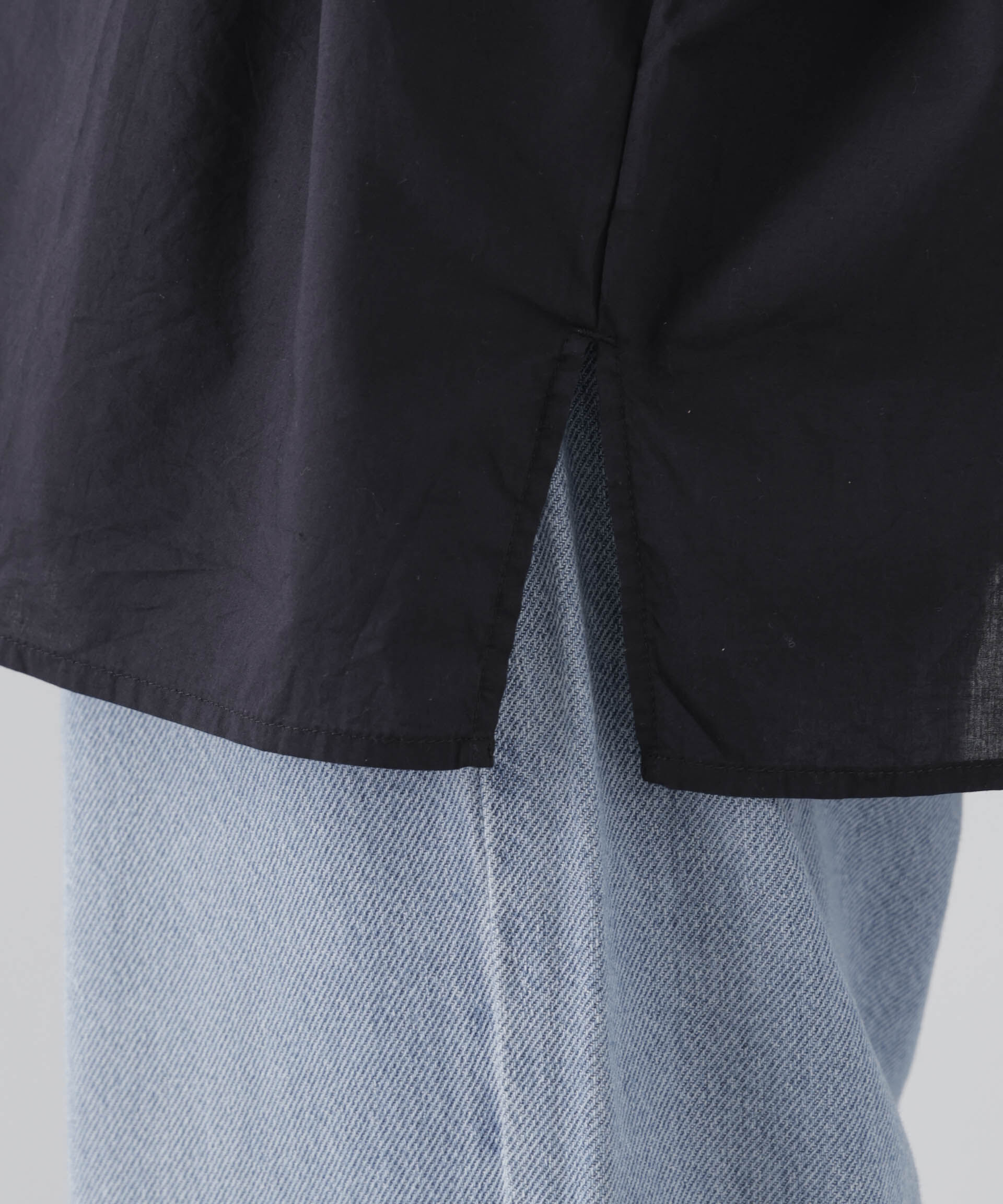 nano･universe「made in INDIA エンブロイダリーヨークシャツ」|シャツ・ブラウス|