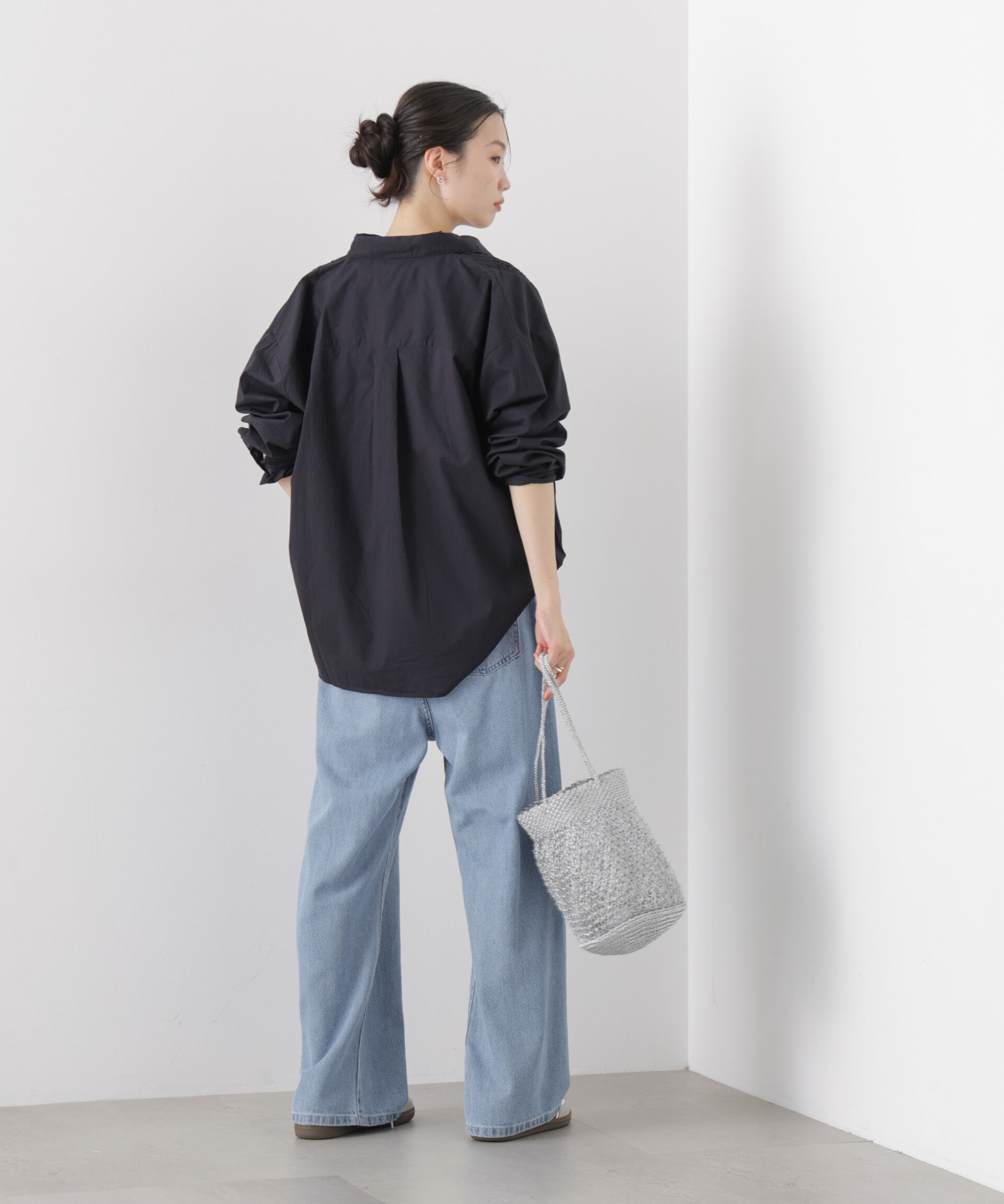 nano･universe「made in INDIA エンブロイダリーヨークシャツ」|シャツ・ブラウス|