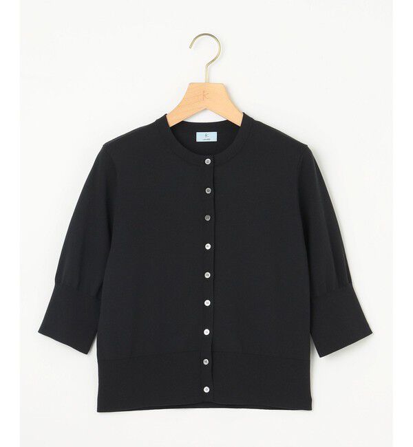 組曲「ドライタッチ 5分袖カーディガン」|カーディガン|