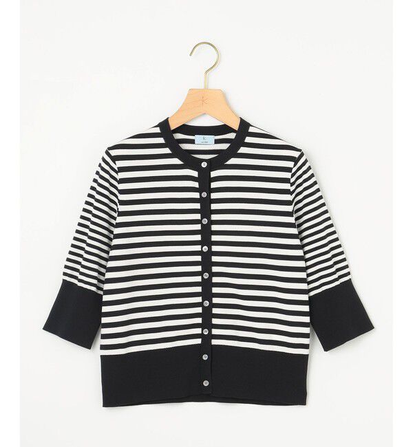 組曲「ドライタッチ 5分袖カーディガン」|カーディガン|