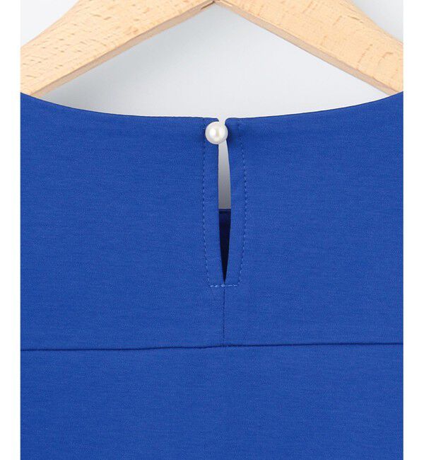 組曲「プリーツコンビフレンチスリーブ カットソー」|Tシャツ・カットソー|