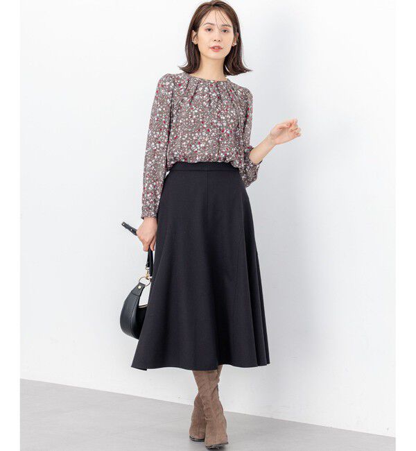 組曲「ツイル起毛フレア スカート」|スカート|