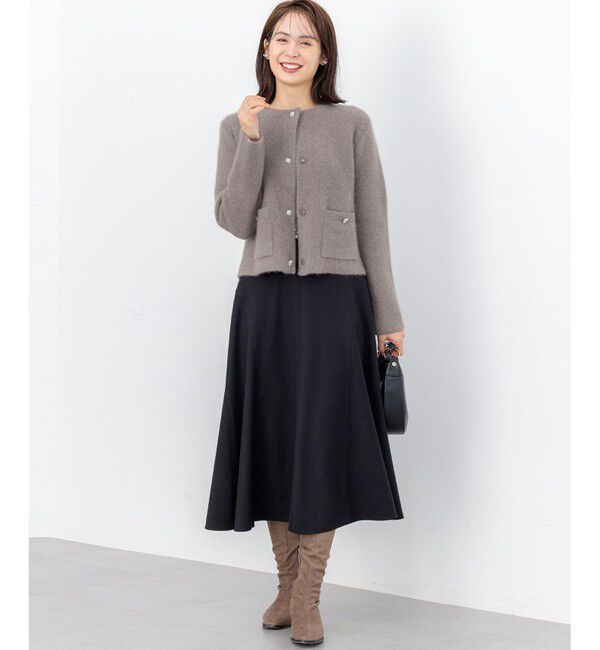 組曲「ツイル起毛フレア スカート」|スカート|