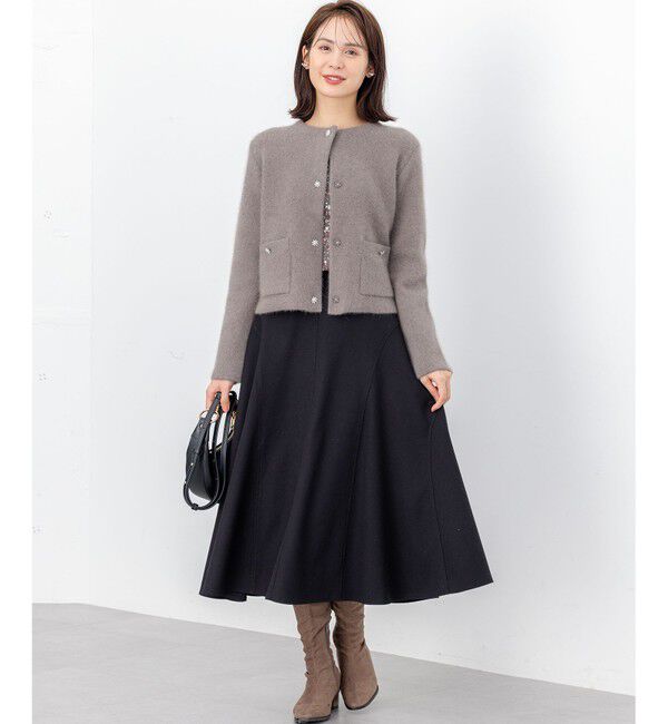 組曲「ツイル起毛フレア スカート」|スカート|