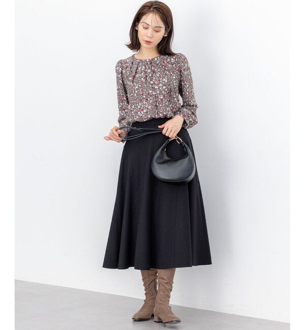 組曲「ツイル起毛フレア スカート」|スカート|